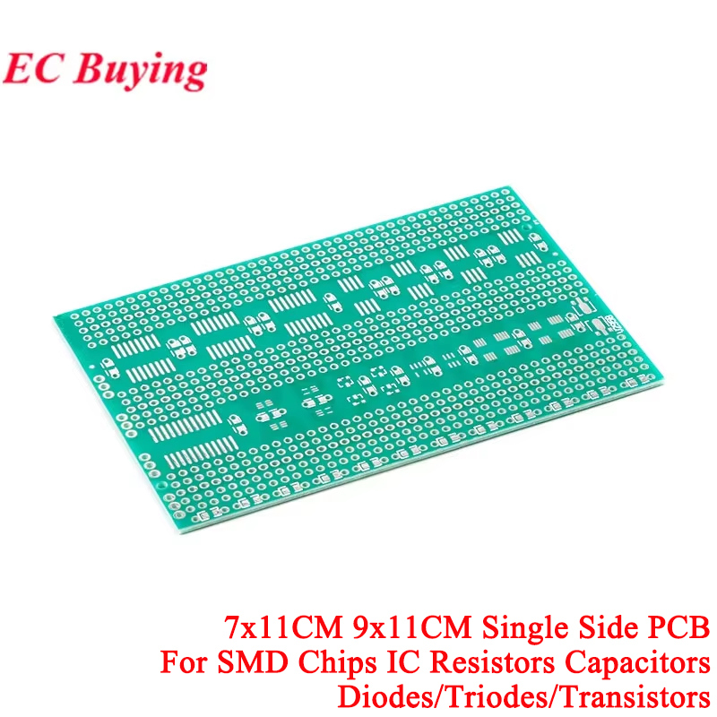 Pcb Prototyping Board - 7x11 см 9x11 см односторонний SMD