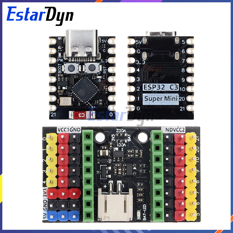 Breadboard 400 Point - Estardyn ESP32-C3 MINI макетная плата ESP32