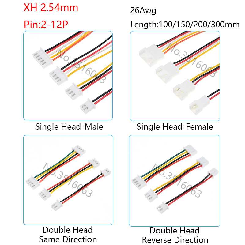 Jumper Wire Kit - 5/10 шт. XH-2,54 мм штекерный разъем