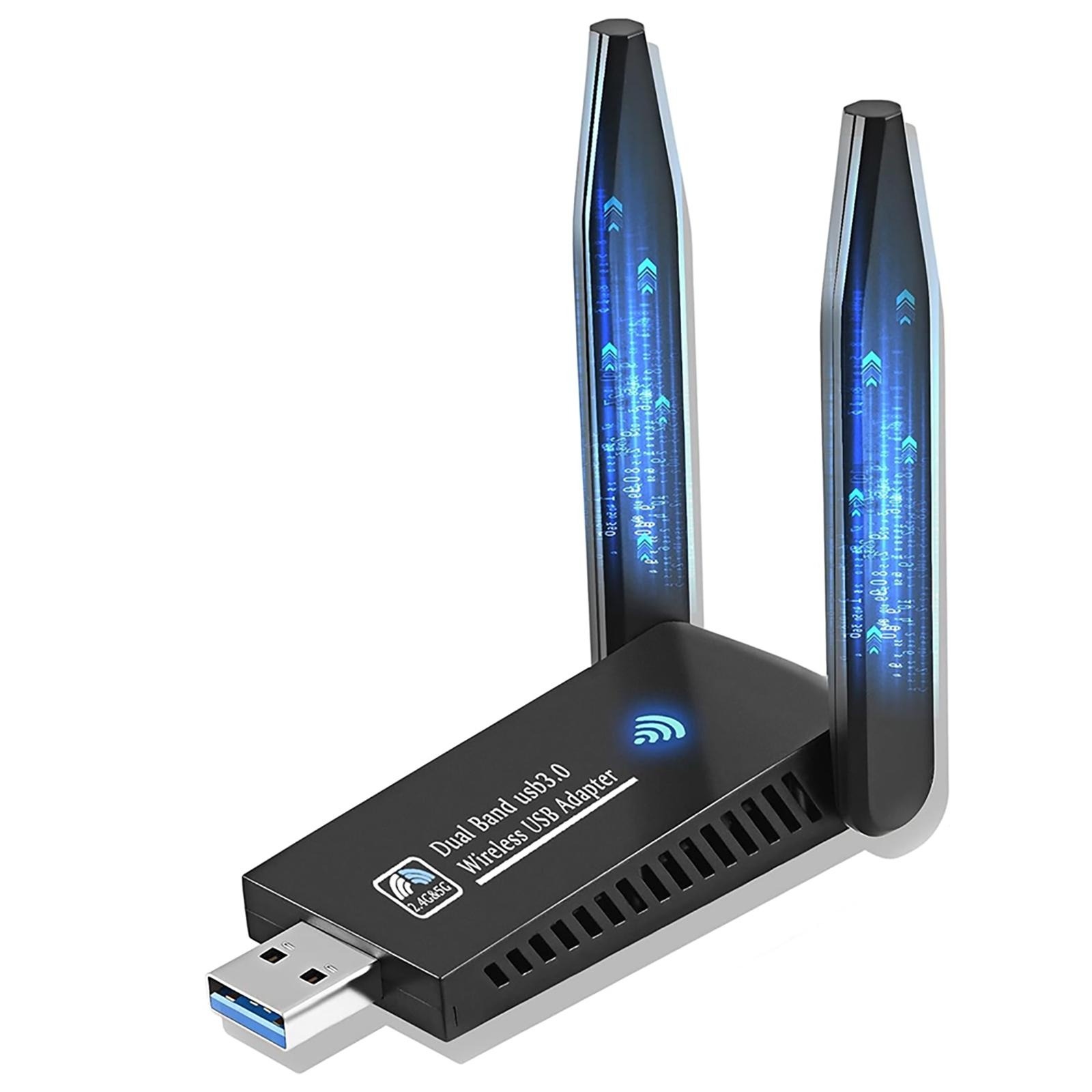 Antenna 2.4Ghz - USB-адаптер Wi-Fi 1300 Мбит/с, двухдиапазонный, 5