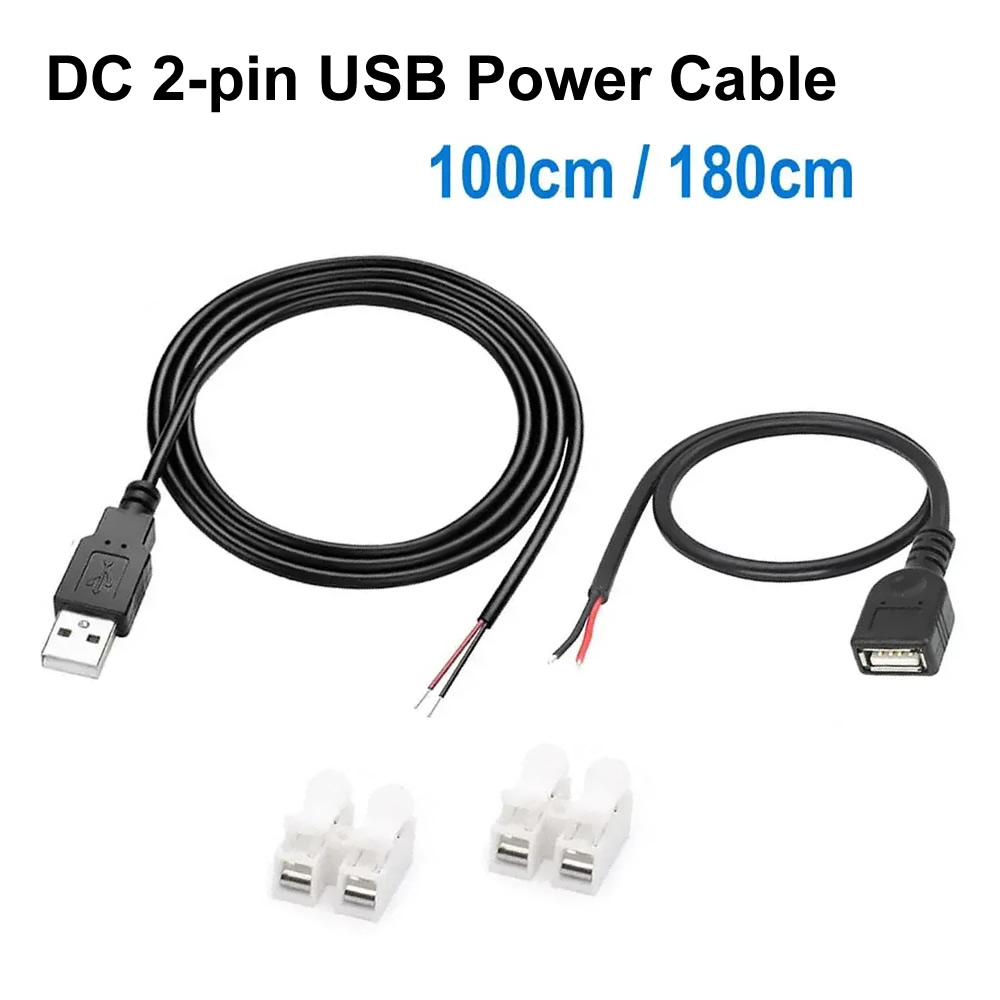 Ipex Connector - 2-контактный USB-кабель питания постоянного тока USB-папа