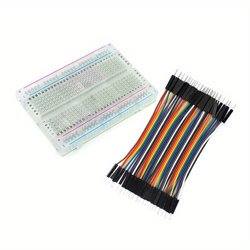 Breadboard 400 Point - 1 шт., 400-точечный прозрачный мини-макетный комплект,