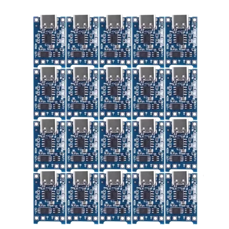 Tp4056 Module - 1-100 шт. Type-c USB 5 В