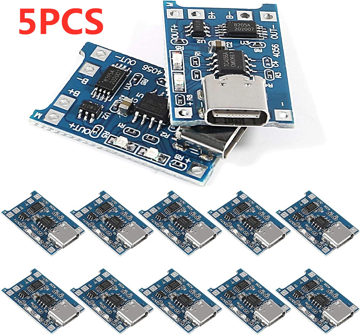 Tp4056 Module - 2/5 шт. Type-C Micro Mini 5V1A