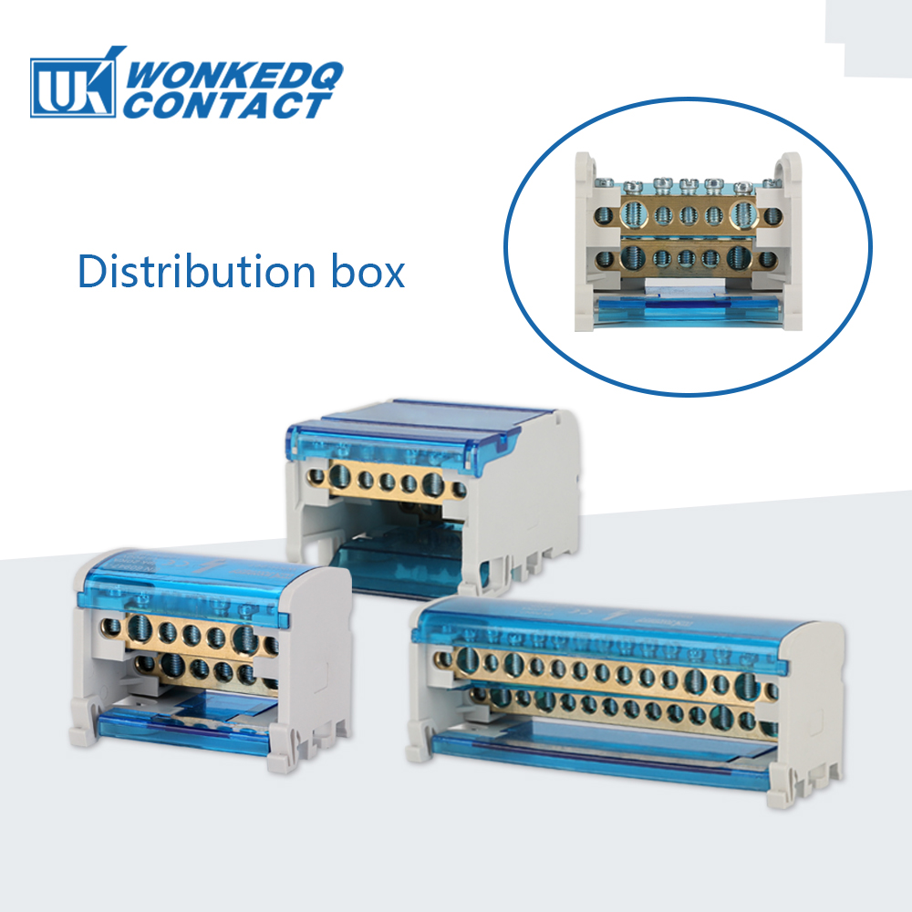 Screw Terminal Block - Клеммная колодка на DIN-рейку WKH-207/211/215/407/411/415 Модульный