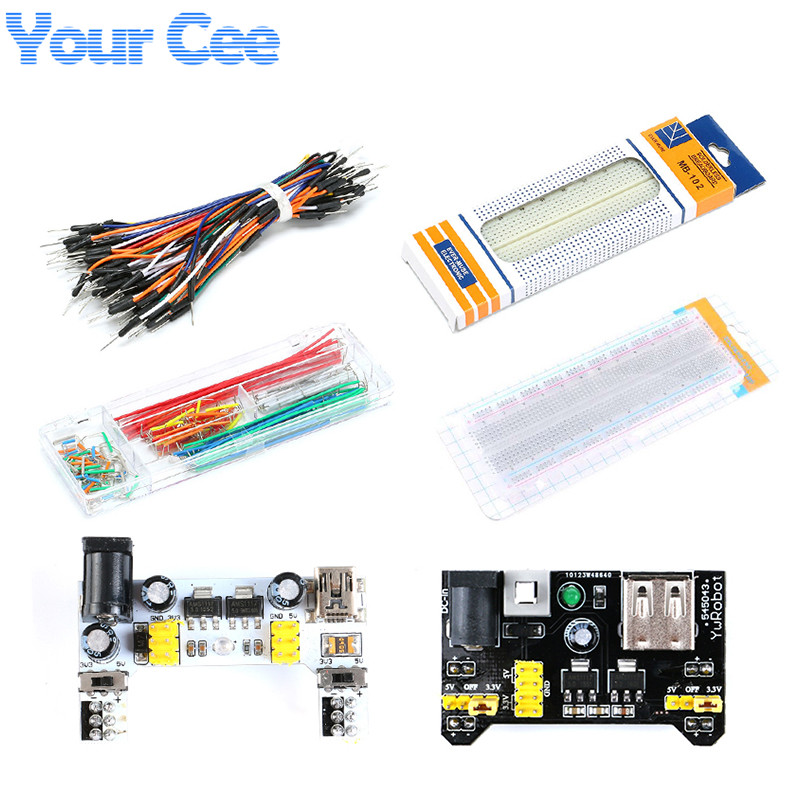 Макетная плата MB-102 (MB102)  – обзор и цена Breadboard 400 Point