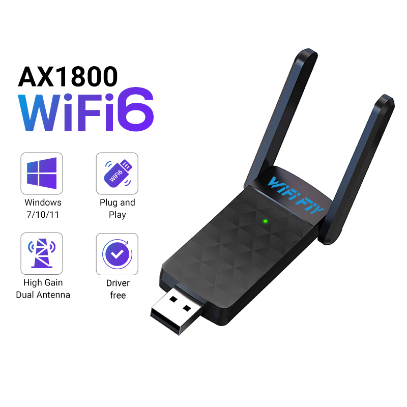 1800 Мбит/с Wi-Fi 6 USB-адапте – обзор и цена Antenna 2.4Ghz
