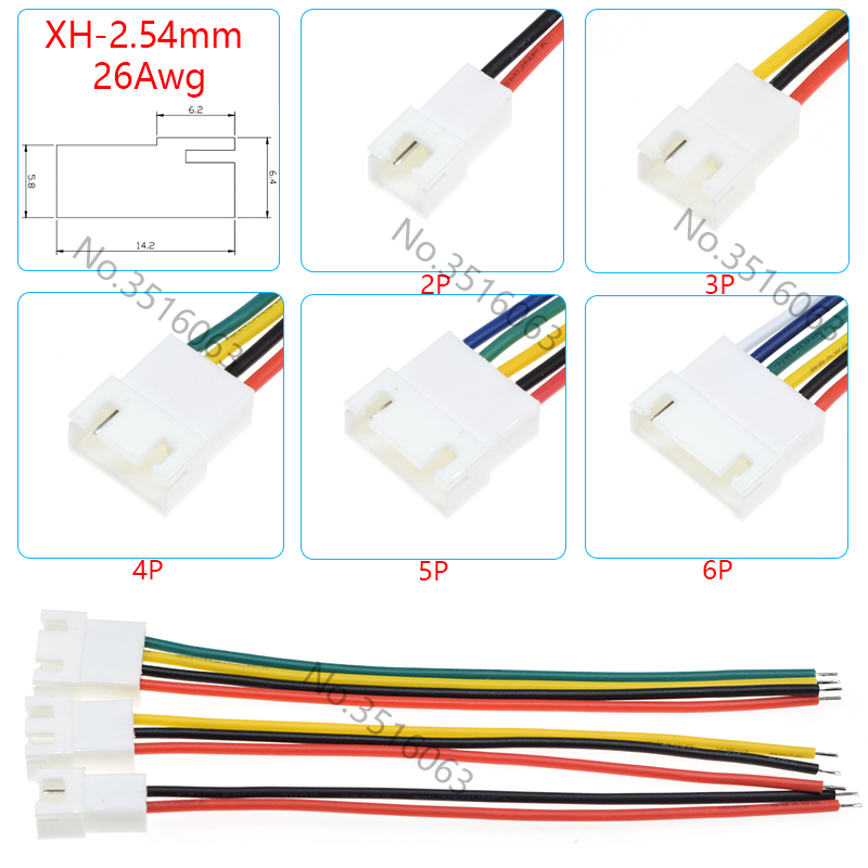 5/10 шт. XH-2,54 мм штекерный  – обзор и цена Jumper Wire Kit