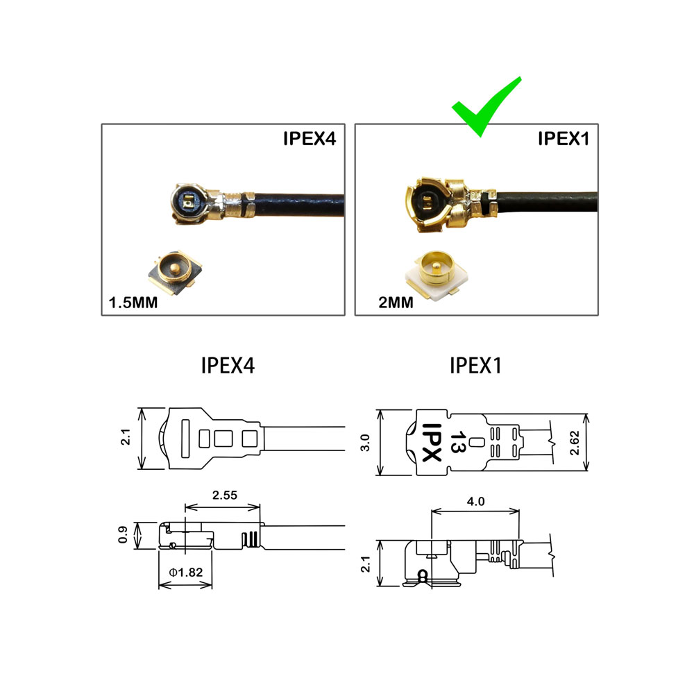 Кабель IPEX U.FL - SMA Female, – обзор и цена Ipex Connector