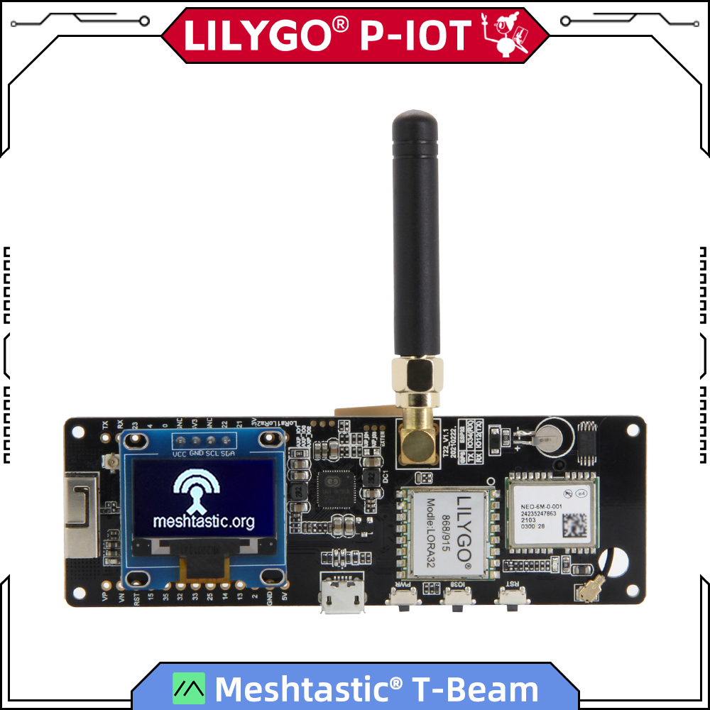 LILYGO® TTGO Meshtastic T-Beam – обзор и цена Esp32 Battery Holder Lipo
