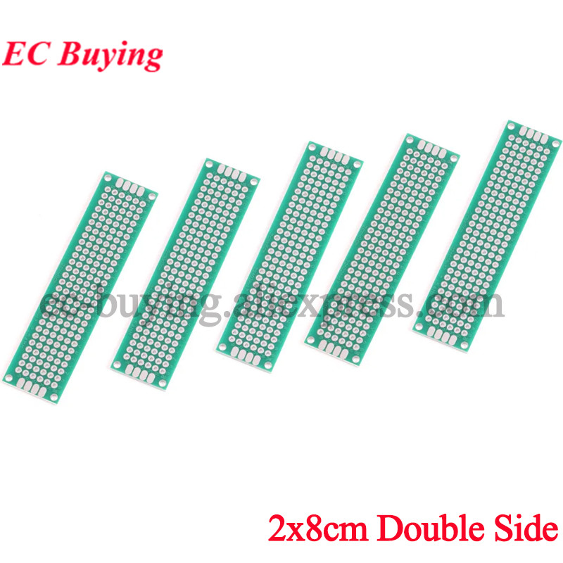 5 шт. 2x8 см двухсторонняя про – обзор и цена Pcb Prototyping Board