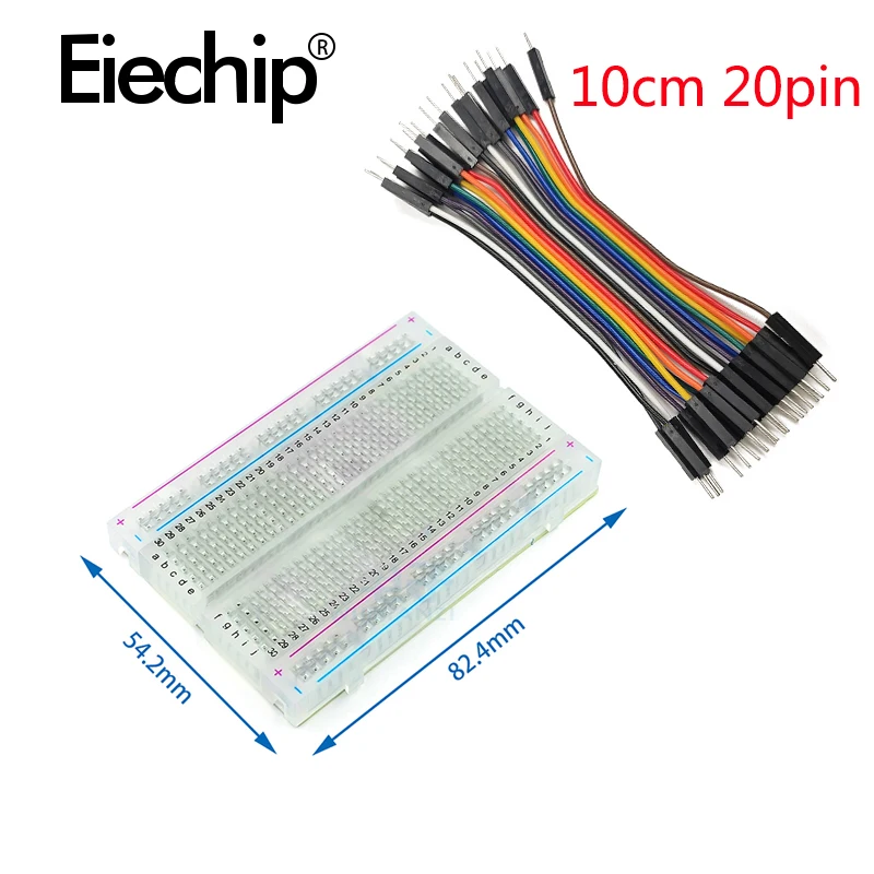 Макетная плата PCB без пайки,  – обзор и цена Breadboard 400 Point