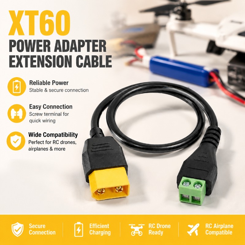 Кабель-адаптер XT60 (штекер-гн – обзор и цена Screw Terminal Block