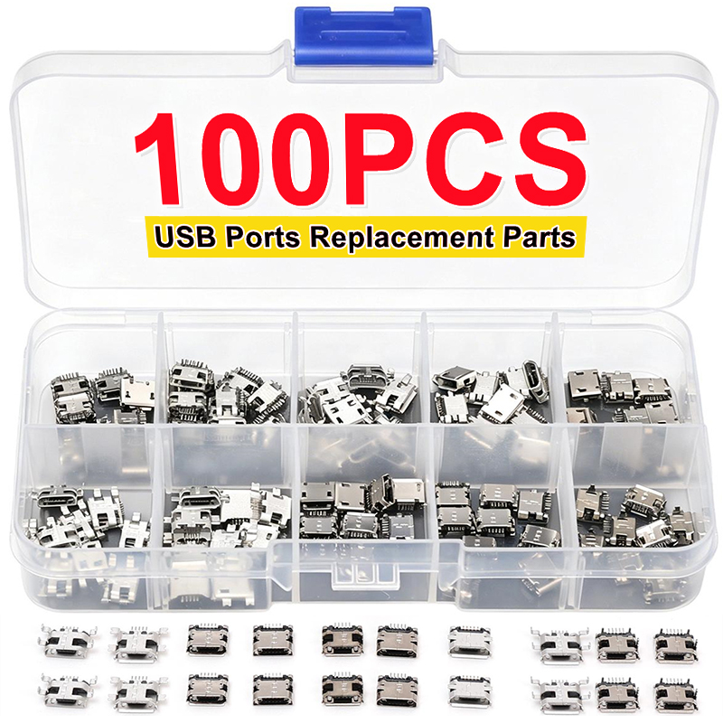 100 шт./упаковка, 10 типов, 5- – обзор и цена Micro Usb Cable